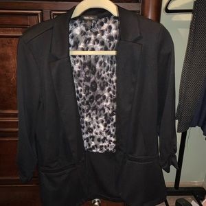Style and Co. black women’s knit blazer. Size m